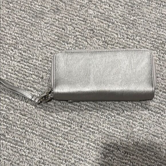 Silver Wristlet Wallet - Picture 1 of 5